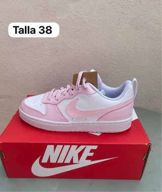 Zapatillas Nike Talla 38 Rosa y Blanco