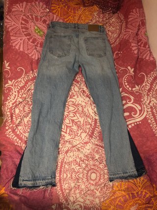 Pantalones Jeans Flare Azul Talla M