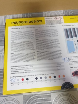 Maqueta Heller Peugeot 205 GTI 1/24