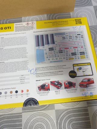 Maqueta Heller Peugeot 205 GTI 1/24