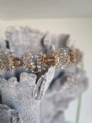 Gargantilla choker con cristales