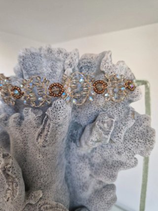 Gargantilla choker con cristales