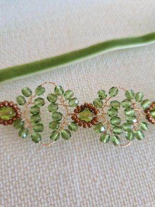 Gargantilla choker con cristales