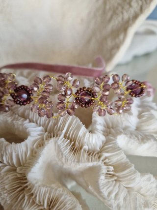 Gargantilla choker con cristales
