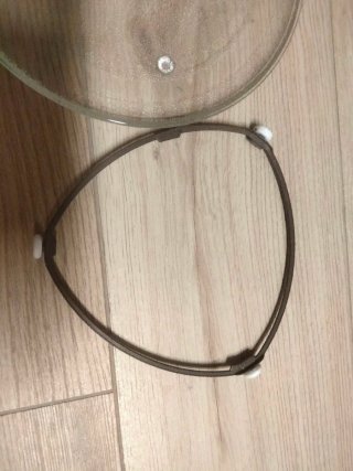 Piatto girevole microonde 25 cm con supporto
