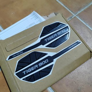 Triumph Tiger 900 Adesivos paramanos + cartel
