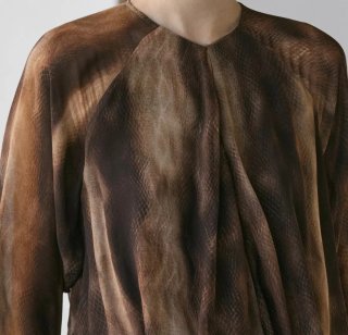 Vestido Massimo Dutti Marrón Talla M