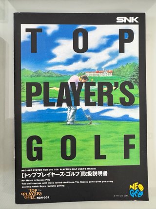 Top Player's Golf SNK Neo Geo AES NeoGeo NG Jap