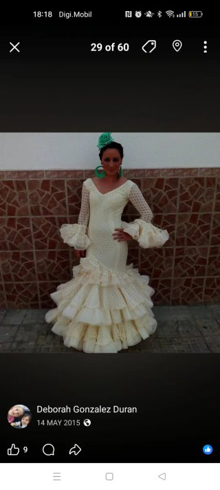 Traje de flamenca