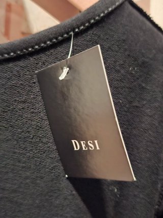 Abito felpa nera elastica uovo