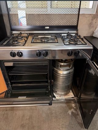 Cocina de gas con horno