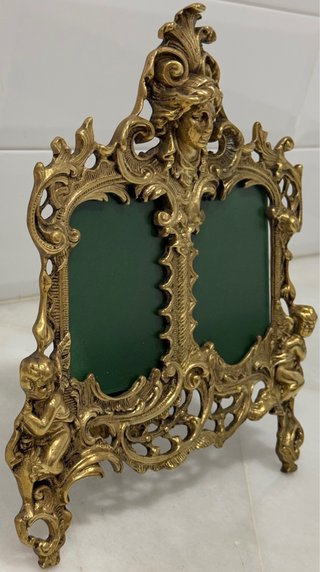 ANTIGUO MARCO FOTOS DE BRONCE NAPOLEÓN FRANCIA