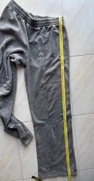 Jogging wide leg gris gadtado  Talle L