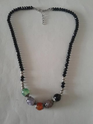 Lote 2 collares piedra natural