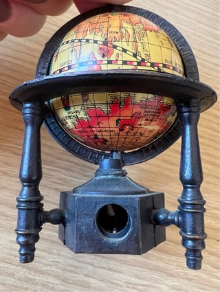 Mappamondo vintage miniatura elegante
