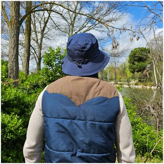 Gorro Pescador Azul Plegable Sombrero Impermeable
