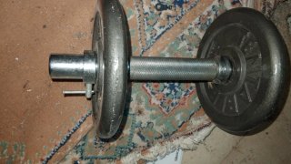 Mancuernas 2x2kg Con soporte