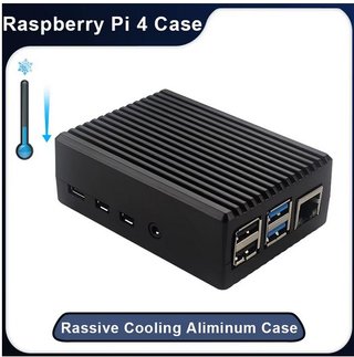 Caja de aluminio para Raspberry Pi 3 y para Pi 4