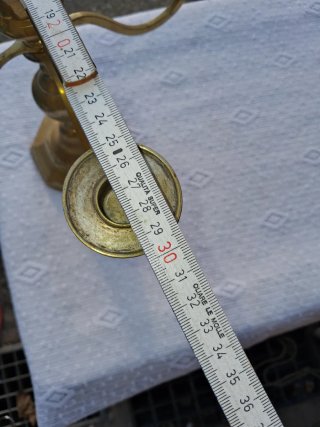 Coppia candelabri in ottone euro 25 cad