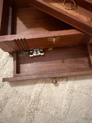 Cofre Joyero Madera Vintage