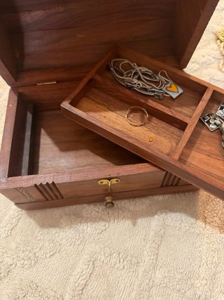 Cofre Joyero Madera Vintage
