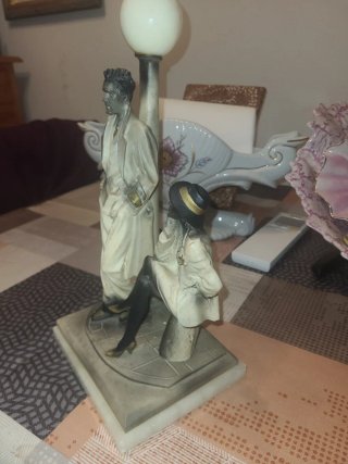 Figura vintage hombre y mujer