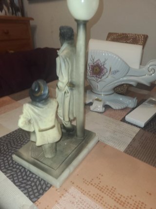 Figura vintage hombre y mujer
