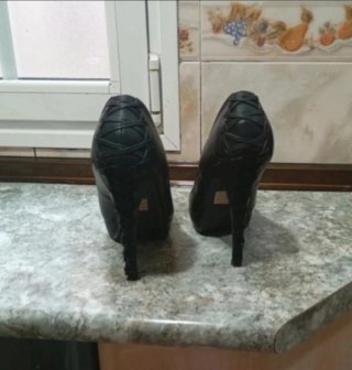Zapatos de tacón negros T39