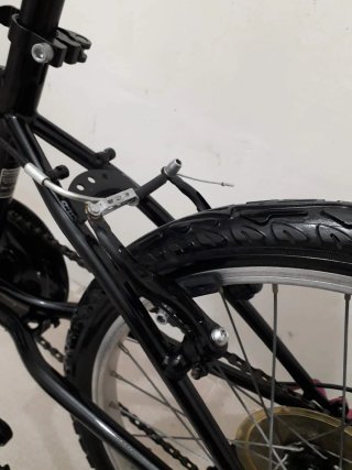 Bicicleta Btwin niña 20 pulgadas Negra y Rosa