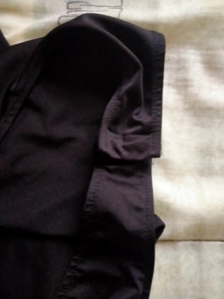Body negro con encaje