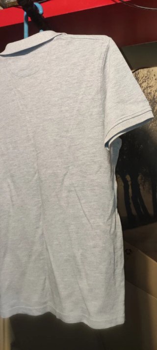Polo L  Zara Gris