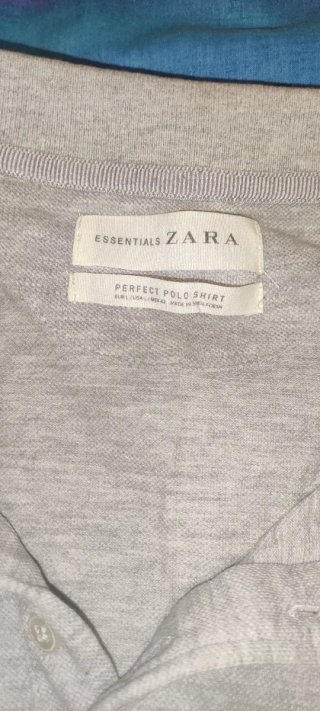 Polo L  Zara Gris