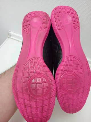 Zapatillas Adidas Copa Negro y Rosa