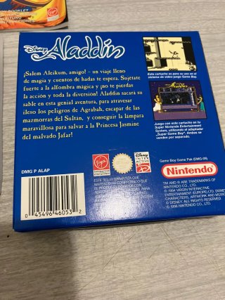 Aladdín Game Boy Nintendo Años 90