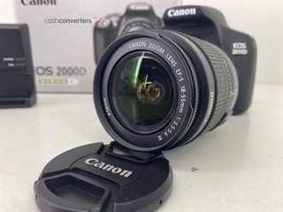camara digital evil canon 2000d