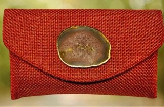 Bolso de mano Mannit con piedra