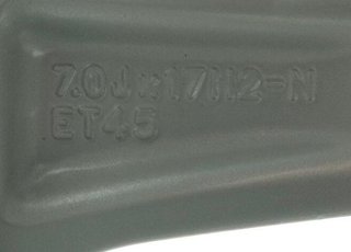 Volkswagen 2421214 llanta 2ga601025ac t-roc (d11)