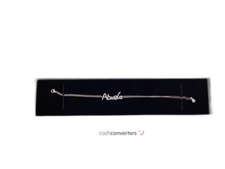 collar plata 925mm con piedra con circonita 22cm