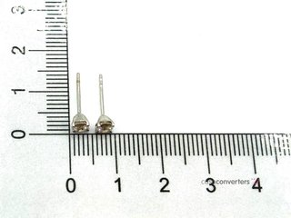 pendientes oro 18k con piedra con circonita