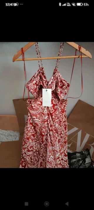 Vestido Verano Zara Estampado