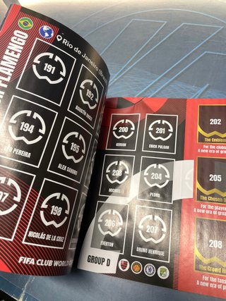 album de cromos sin usar club world cup fifa 25, panini