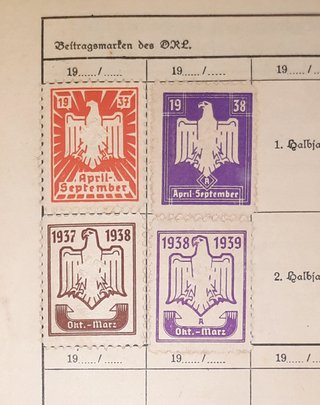 WWII Deutscher Reichsbund 1937