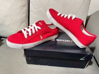 Zapatillas Polo Sport Ralph Lauren Tela Roja T44