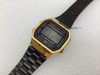 relojes digitales casio a168we