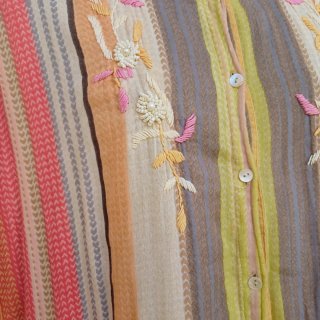 Vestido Boho Rayas Multicolor Talla Única