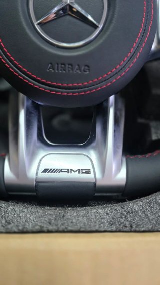 Volante Mercedes AMG + Airbag + Patilhas (Novo)