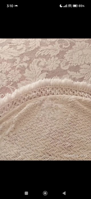 Colcha vintage cama matrimonio encaje