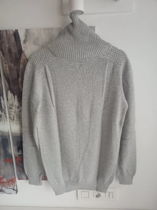 3 jerséis Celio Talla M grises