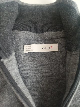 3 jerséis Celio Talla M grises