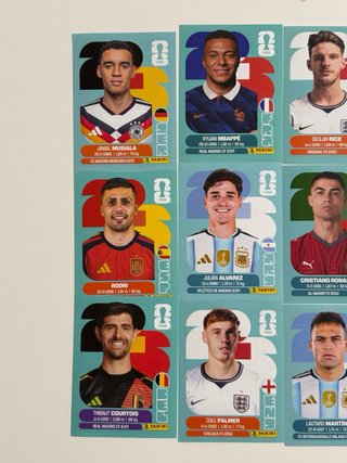 Mejores cromos Mundial 2026 Panini